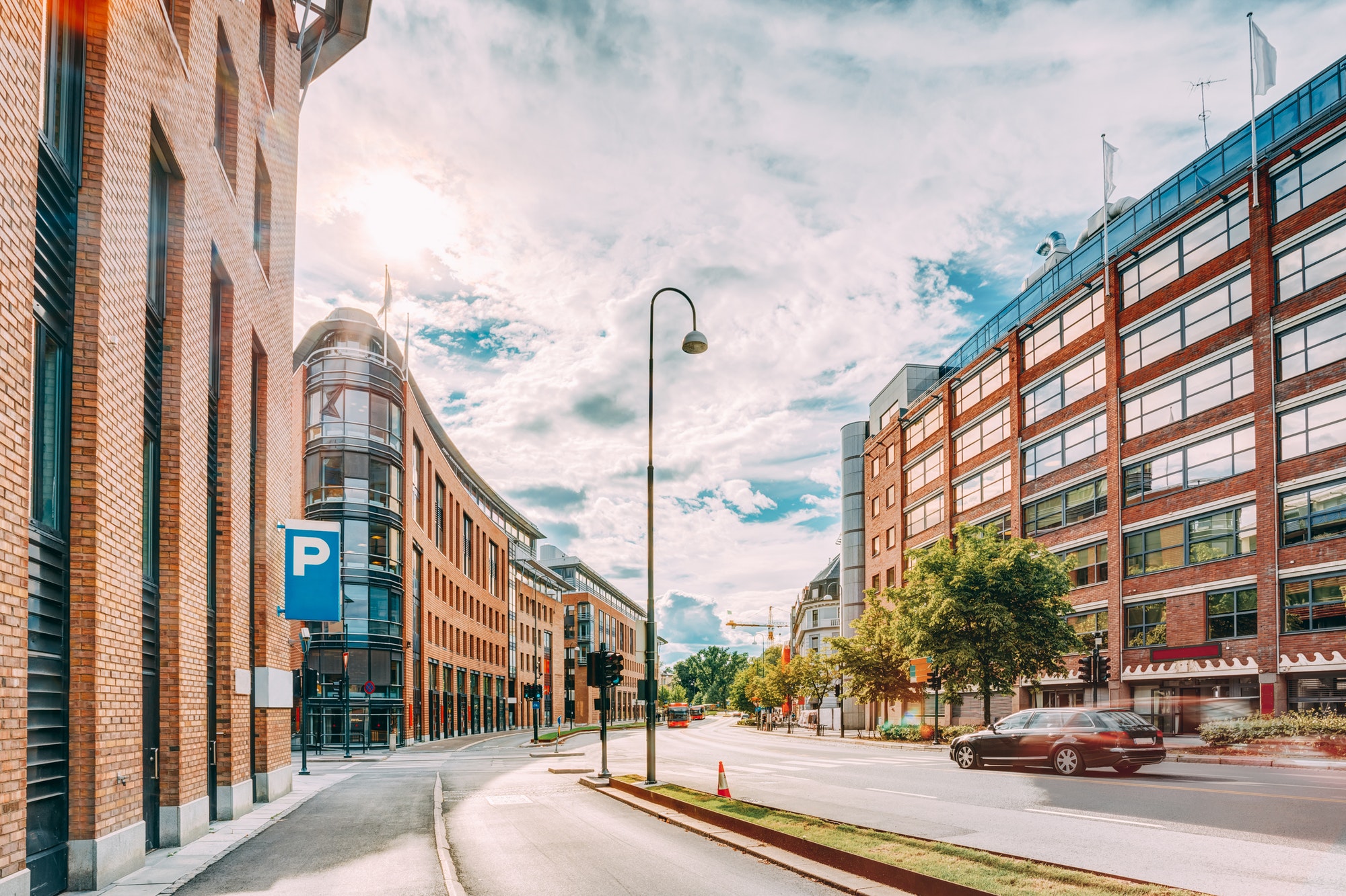 Oslo, Norway. Scandinavian Architecture - Exterior Office Buildi